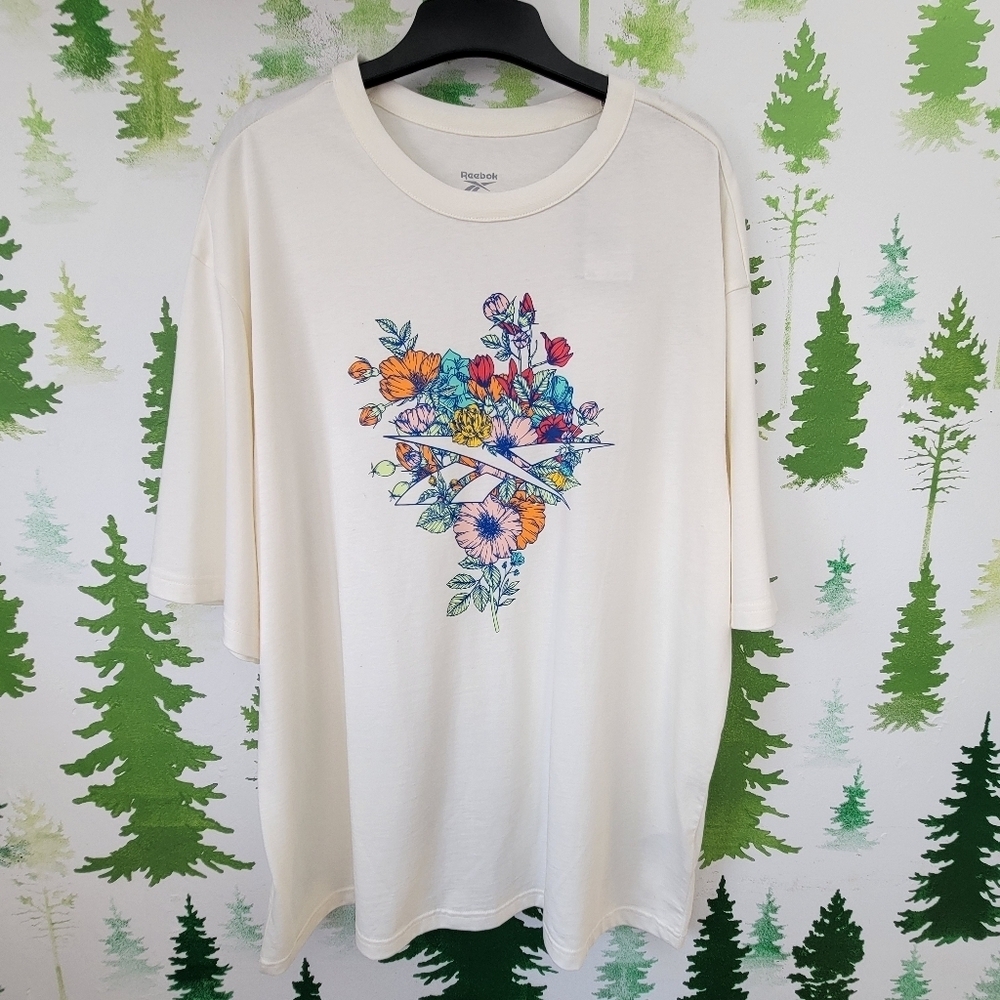 New Reebok Identity Good Vibes T-Shirt.
